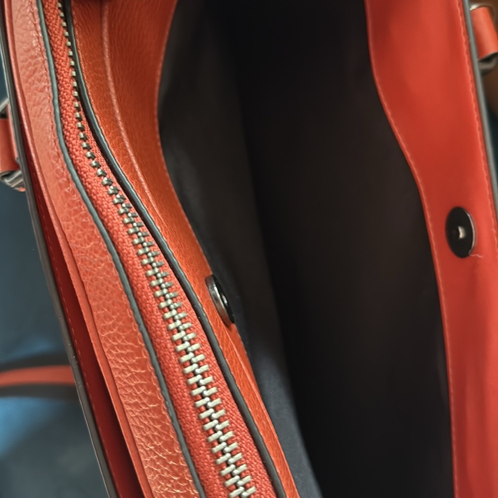 Coach Graham Structured Brief Case Leather in Terracotta NWT - Picture 7 of 12